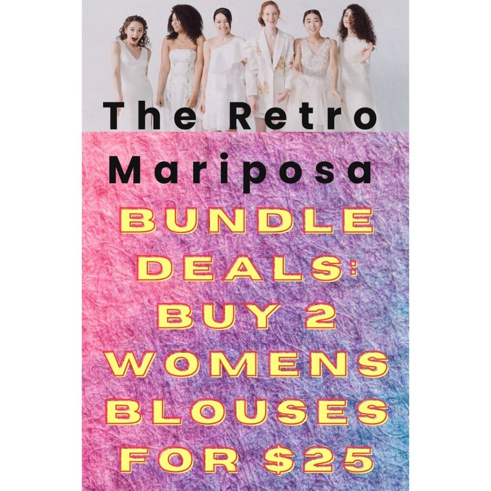 Women's Blouse Bundle Deal! 2/$25 #Bundlemeup